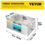 Ultraschallreiniger 30L Ultraschall-Reinigungsmaschine Schmuck