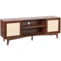 Rattan-TV-stã¤nder 191 cm Fernseher Boho-TV-Schrank