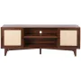 Rattan-TV-stã¤nder 191 cm Fernseher Boho-TV-Schrank