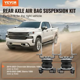 Air Bag Suspension Kit Passer til 2019-2023 Chevrolet Silverado GMC Sierra 1500