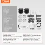 Air Bag Suspension Kit, Air Springs Suspension Bag Kit Compatible with 2019-2023 Chevrolet Silverado 1500 and GMC Sierra 1500 4W