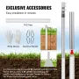 25FT Telescopic Flagpole Kit, Heavy Duty Aluminum Alloy Flag Pole Kit in Ground for Outside, 3 Display Modes Flagpole with Profe