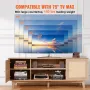 Rattan-TV-stã¤nder 191 cm Fernseher Boho-TV-Schrank