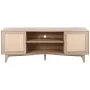 Rattan-TV-stã¤nder 191 cm Fernseher Boho-TV-Schrank