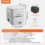 Portable Toilet Flush Travel Camping 20.1 L Commode Potty with Carry Bag