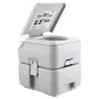 Portable Toilet Flush Travel Camping 20.1 L Commode Potty with Carry Bag
