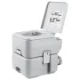 Portable Toilet Flush Travel Camping 20.1 L Commode Potty with Carry Bag