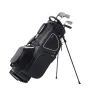 Golf Cart Bag with 14 Way Organizer Divider Top, 35” 11 Pockets Premium Cart Bag with Stand, Durable Golf Bags with Handles & Du