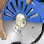 Fabric Cutter 125mm Rotary Fabric Cutter 39mm Cutting Height Wireless Electric Rotary Cutter All-Copper Motor with Low Noise Adj