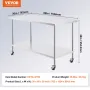 Arbejdsbord til rustfrit stål kommerciel prep tabel 30x60