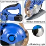 Fabric Cutter 125mm Rotary Fabric Cutter 39mm Cutting Height Wireless Electric Rotary Cutter All-Copper Motor with Low Noise Adj