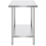 Rustfrit stål Arbejdspræparat Tabel Kommerciel WorkTable Food