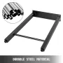 Metal Table Legs Set of 2, Dining Table Legs 28” Height Desk Legs Trapezoid Shape Bench Legs Feet Industrial DIY Coffee Table Le