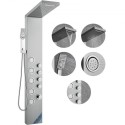 Shower Panel System, 4 Shower Modes Shower Panel Tower, Rainfall, Waterfall, 5 Full Body Massage Jets and 3-Setting Handheld