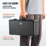 Graded Card Storage Box, 4 Slots, Graded Sports Cards Holder Carrying Case with Key Lock Foam Dividers, for 96 PSA Graded Cards 