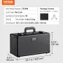 Graded Card Storage Box, 4 Slots, Graded Sports Cards Holder Carrying Case with Key Lock Foam Dividers, for 96 PSA Graded Cards 