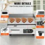 COMMERCIAL ELEKTRISK GRIDDLE 2800 W bordplade Flat Top Grill