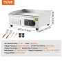 COMMERCIAL ELEKTRISK GRIDDLE 2800 W bordplade Flat Top Grill