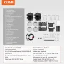 Air Bag Suspension Kit, Air Springs Suspension Bag Kit Compatible with 2011-2019 Chevrolet Silverado 2500/3500HD and GMC Sierra 