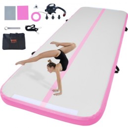10FT Air Track Inflatable Training Tumbling Gymnastics Gym Mat with Pump