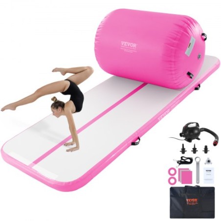 2 pcs Air Track Set Oppustelig tumbling af gymnastik Gym Mat med pumpe