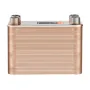 80 Plade Heat Exchanger 4*1-1/4 "MNPT-porte 5" X 12 "Bodt 316L