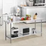 Rustfrit stål Arbejdspræparat Tabel Kommerciel WorkTable Food