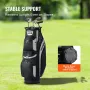 Golf Cart Bag with 14 Way Organizer Divider Top, 36” 13 Pockets Premium Cart Bag, Durable Golf Bags with Handles & Dust Cover & 