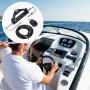 Hydraulic Outboard Steering Kit, 112 kW(150HP), Marine Boat Hydraulic Steering System, with Helm Pump Two-Way Lock Cylinder and 
