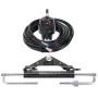 Hydraulic Outboard Steering Kit, 112 kW(150HP), Marine Boat Hydraulic Steering System, with Helm Pump Two-Way Lock Cylinder and 