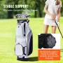 Golf Cart Bag with 14 Way Organizer Divider Top, 36” 13 Pockets Premium Nylon Cart Bag, Durable Golf Bags with Handles & Dust Co