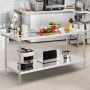 Rustfrit stål Arbejdspræparat Tabel Kommerciel WorkTable Food