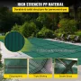 Poolsikkerhedsdæksel 18x36ft Swimming Pool Cover Rectangel