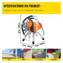 Højtryksløst spray -malingsspraypistol 2200W Paint Sprayer