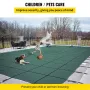 Poolsikkerhedsdæksel 18x36ft Swimming Pool Cover Rectangel