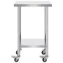 Arbejdsbord til rustfrit stål kommerciel prep tabel 24x18