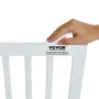 Free Standing Dog Gate, 24" H x 80.3" W Freestanding Pet Gate, 4 Panels Foldable Dog Gate for Wide and Narrow Passageways, Expan