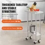 Arbejdsbord til rustfrit stål Kammerciel prep Tabel 24x12