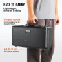 Graded Card Storage Box, 4 Slots, Graded Sports Cards Holder Carrying Case with Coded Lock Foam Dividers, for 120 PSA Graded Car