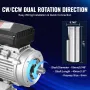 0.75KW Electric Motor 2850RPM AC 220~240V 5.15A 1-Phase 19mm Keyed Shaft
