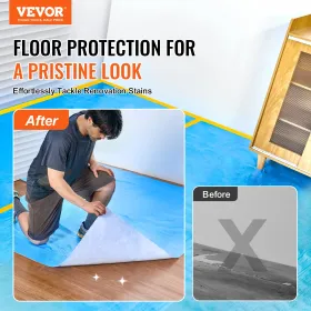 Carpet Protection Film 40" x 84' Floor and Surface Shield Easy to Cut