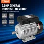 1.5KW Electric Motor 1400RPM AC 220~240V 9.85A 1-Phase 24mm Keyed Shaft
