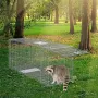 Fælde til levende dyr i bur 50" x 20" x 26" Human kattefælde