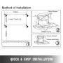 85 × 57 × 47 cm Horizontal Baby Changing Table Wall-mounted Baby Diaper Changing Station Vertical Fold Down Baby Changing Table