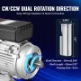 1,1 kW elektrisk motor 1400 o / m AC 220 ~ 240V 7,5A 1-fase