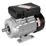 0.75KW Electric Motor 1400 rpm, AC 220~240V 5.45A, 80, B34 Frame, Air Compressor Motor Single Phase, 19mm Keyed Shaft, CW/CCW Ro