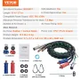 12ft 3-i-1 Semi Truck Air Lines Kit med 2 stk. 