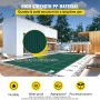 Swimming Pool Cover Pool Safety Cover 4.9x9.8 m /16x32FT Rectangle Inground Safety Pool Cover Green Mesh Solid Pool Safety Cover