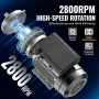 1.1KW Electric Motor 2800 rpm, AC 220~240V 7.1A, 90S, B3 Frame, Air Compressor Motor Single Phase, 24mm Keyed Shaft, CW/CCW Rota