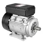 1.1KW Electric Motor 2800 rpm, AC 220~240V 7.1A, 90S, B3 Frame, Air Compressor Motor Single Phase, 24mm Keyed Shaft, CW/CCW Rota